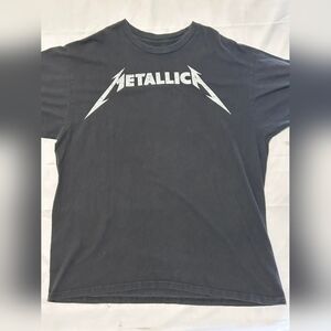 Metallica Vintage Black Band Tee XL Oversized Women’s 1X P2P 23–29